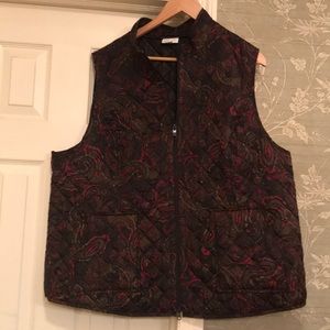 Women's J. Jill size 3x Quilted heritage vest